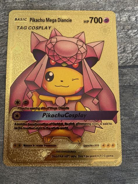 61 or Best Offer +C $21. . Pikachu mega diancie gold card